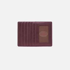 Hobo Euro Slide Card Case Frosted Plum