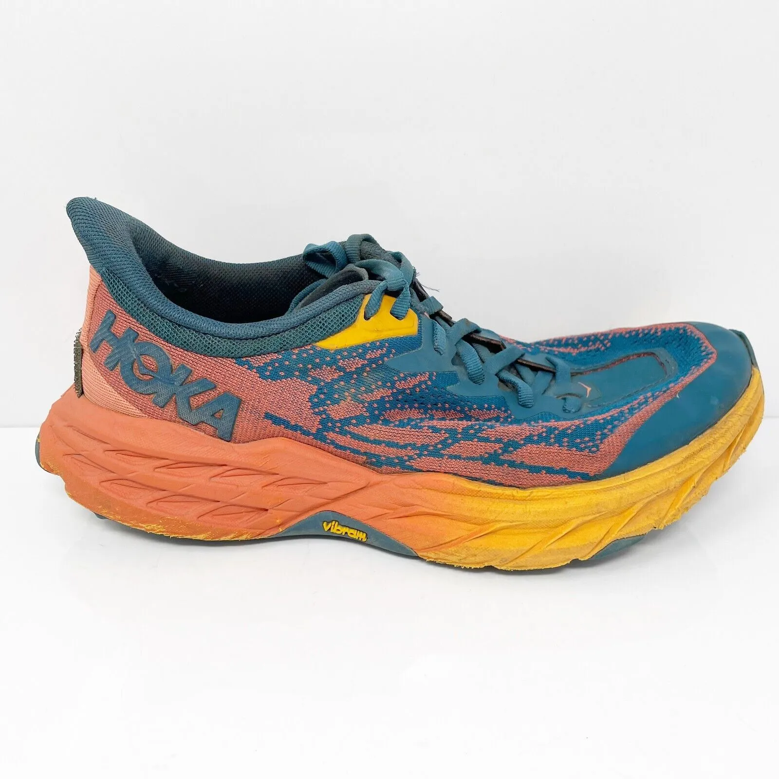 Hoka One One Womens Speedgoat 5 1123160 BCCML Blue Running Shoes Sneakers 7.5 D