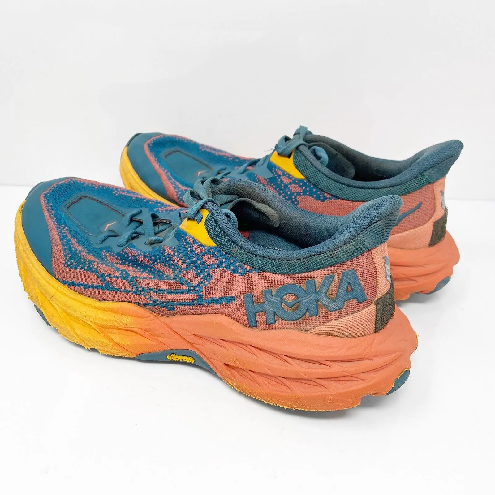 Hoka One One Womens Speedgoat 5 1123160 BCCML Blue Running Shoes Sneakers 7.5 D