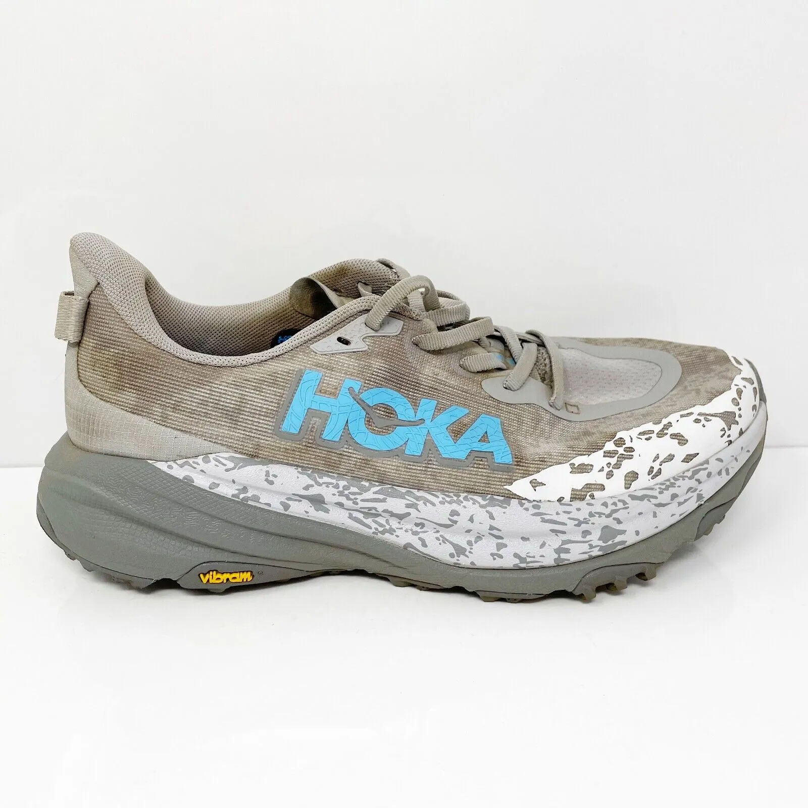 Hoka One One Womens Speedgoat 6 1147832 SYST Gray Running Shoes Sneakers 8.5 D