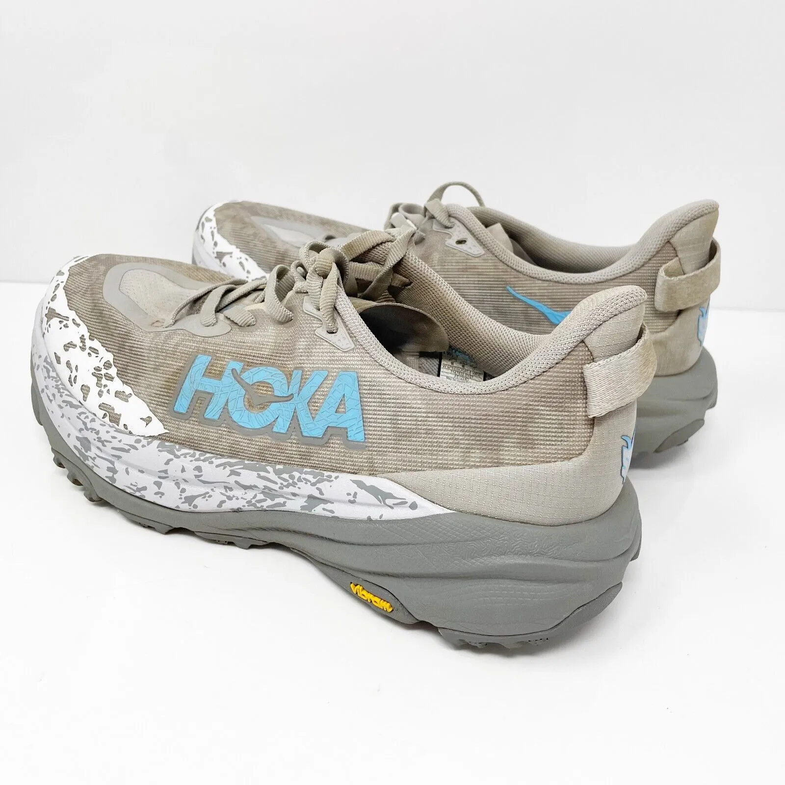 Hoka One One Womens Speedgoat 6 1147832 SYST Gray Running Shoes Sneakers 8.5 D