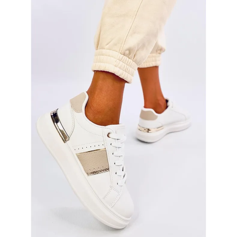 Holmes platform sneakers white