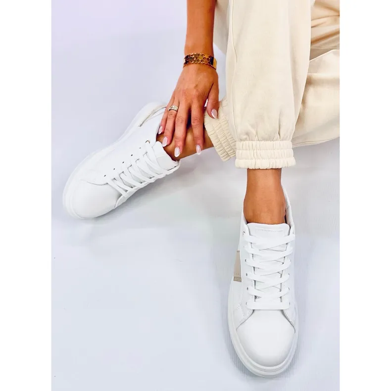 Holmes platform sneakers white