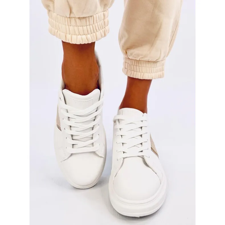 Holmes platform sneakers white