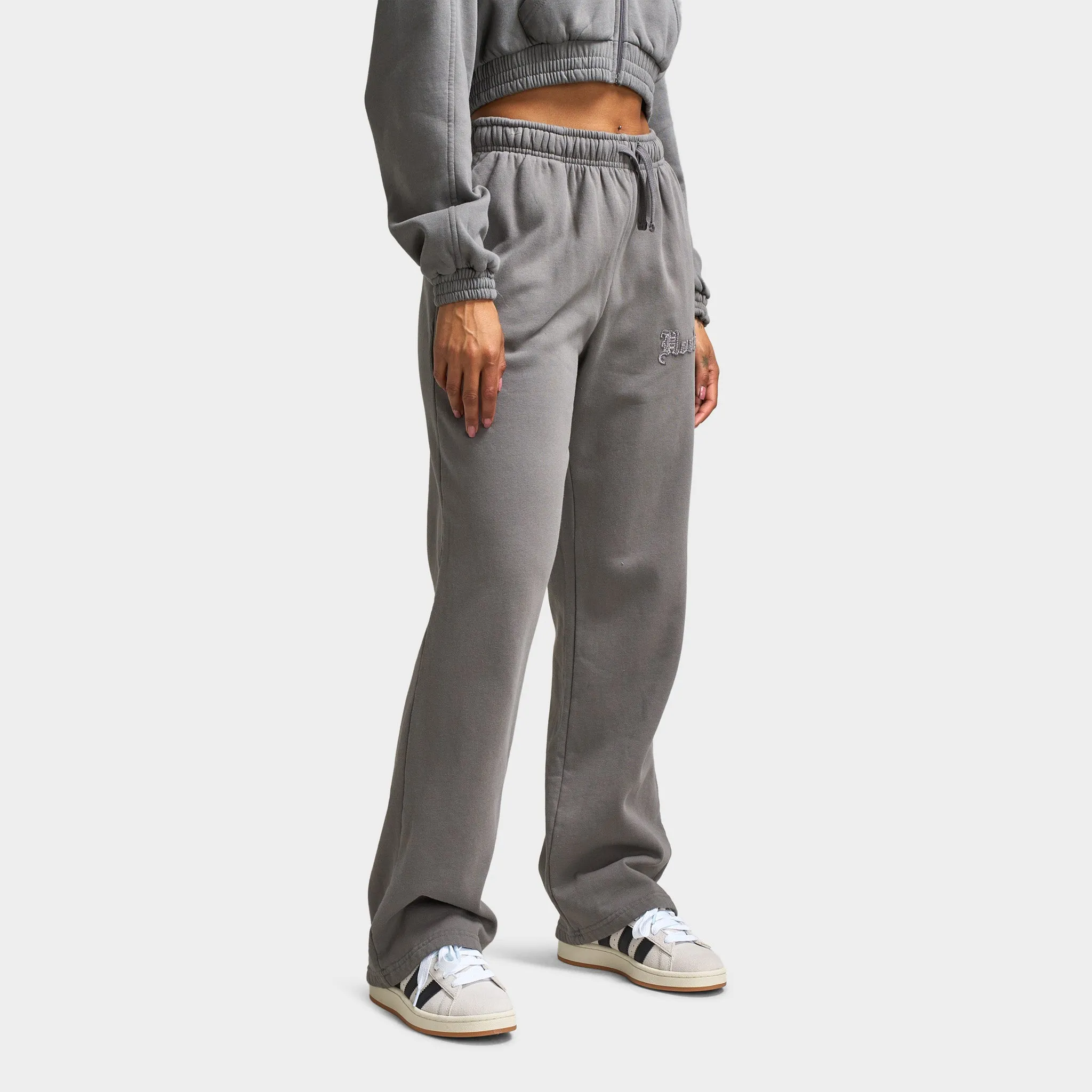 Hoodrich Women's Tagra Wide Leg Joggers Lava Smoke / Volcanic Ash - Harbour Mist