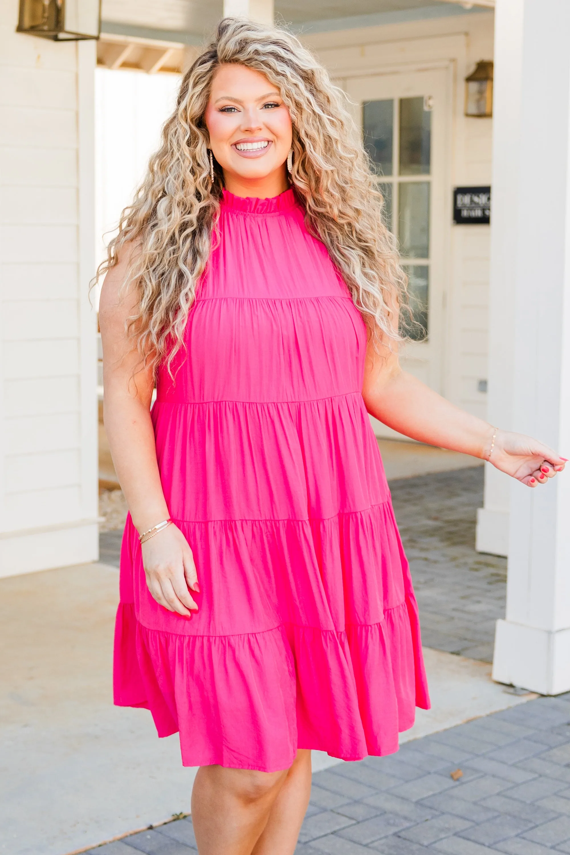 Hot Pink Beautiful Day Dress