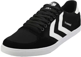 Hummel Men's Black White Low Top Trainers