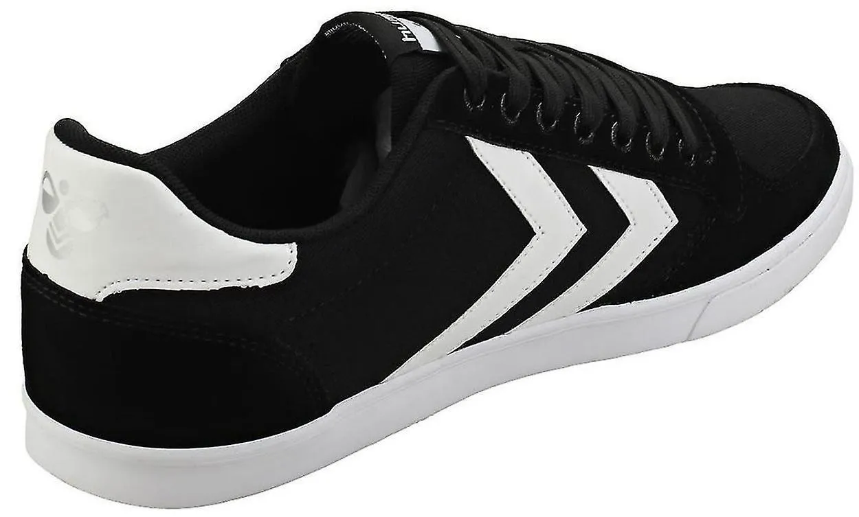 Hummel Men's Black White Low Top Trainers