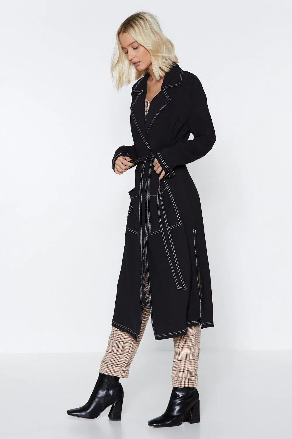 Stitch Duster Coat by If You Say Sew