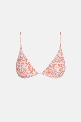 Top Tri Slide Floral Islander Coral