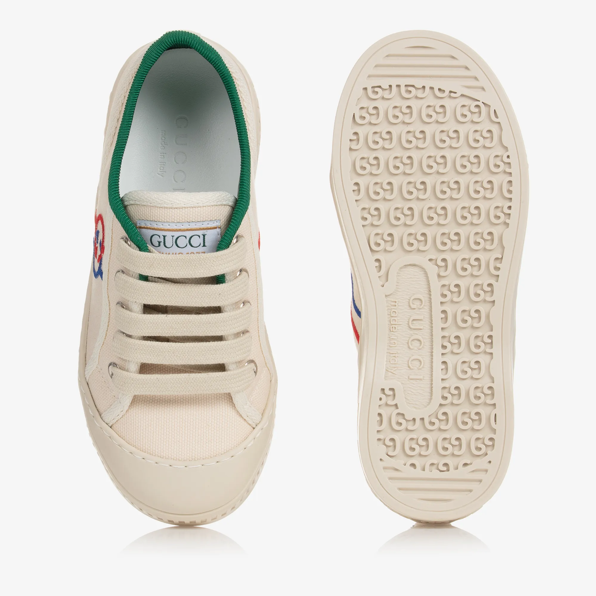 Ivory Canvas Tennis 1977 Trainers