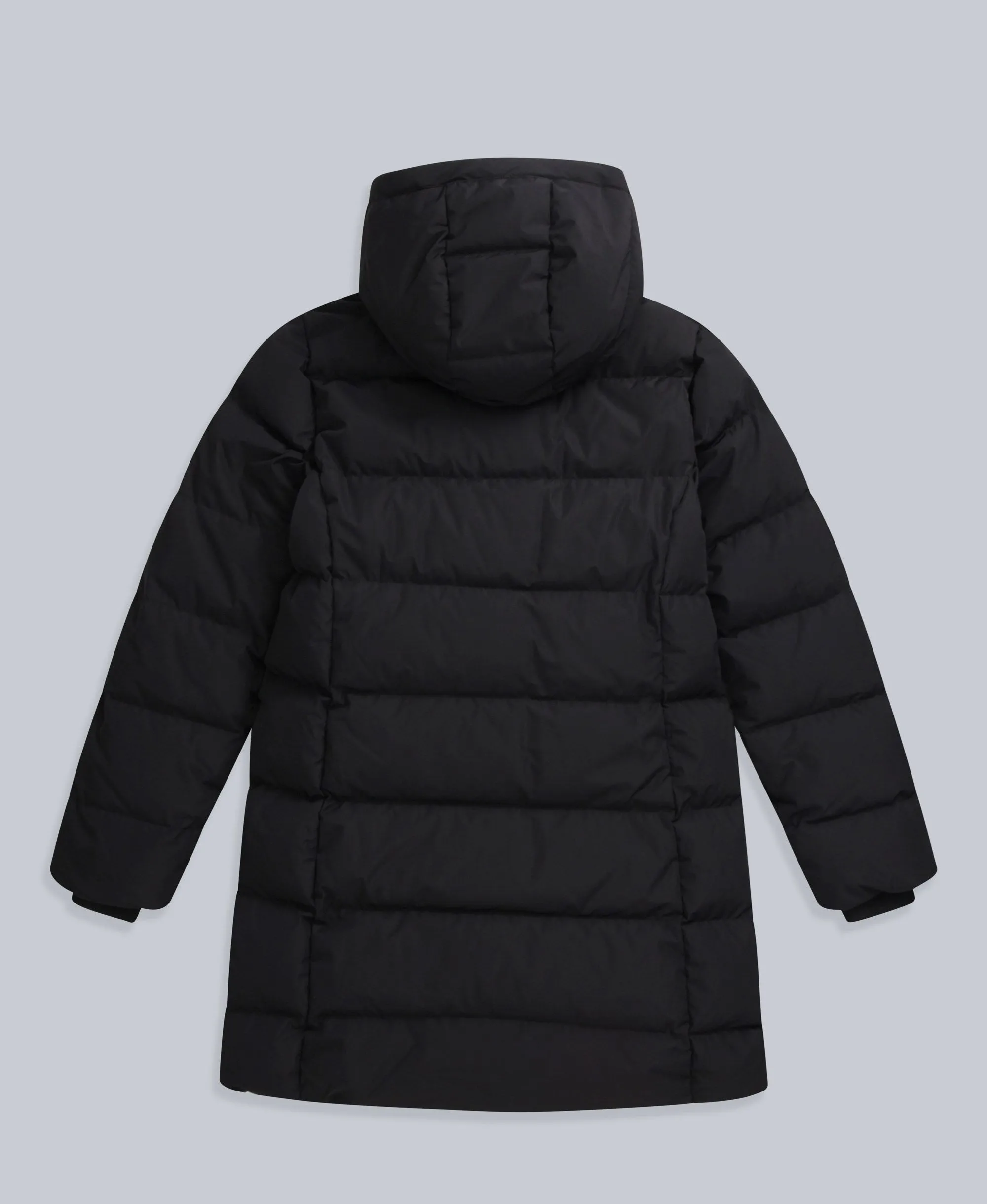 Ivy Womens Down Coat - Jet Black