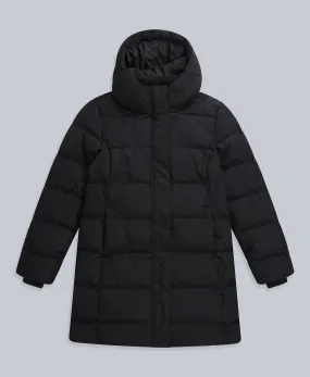 Ivy Womens Down Coat - Jet Black