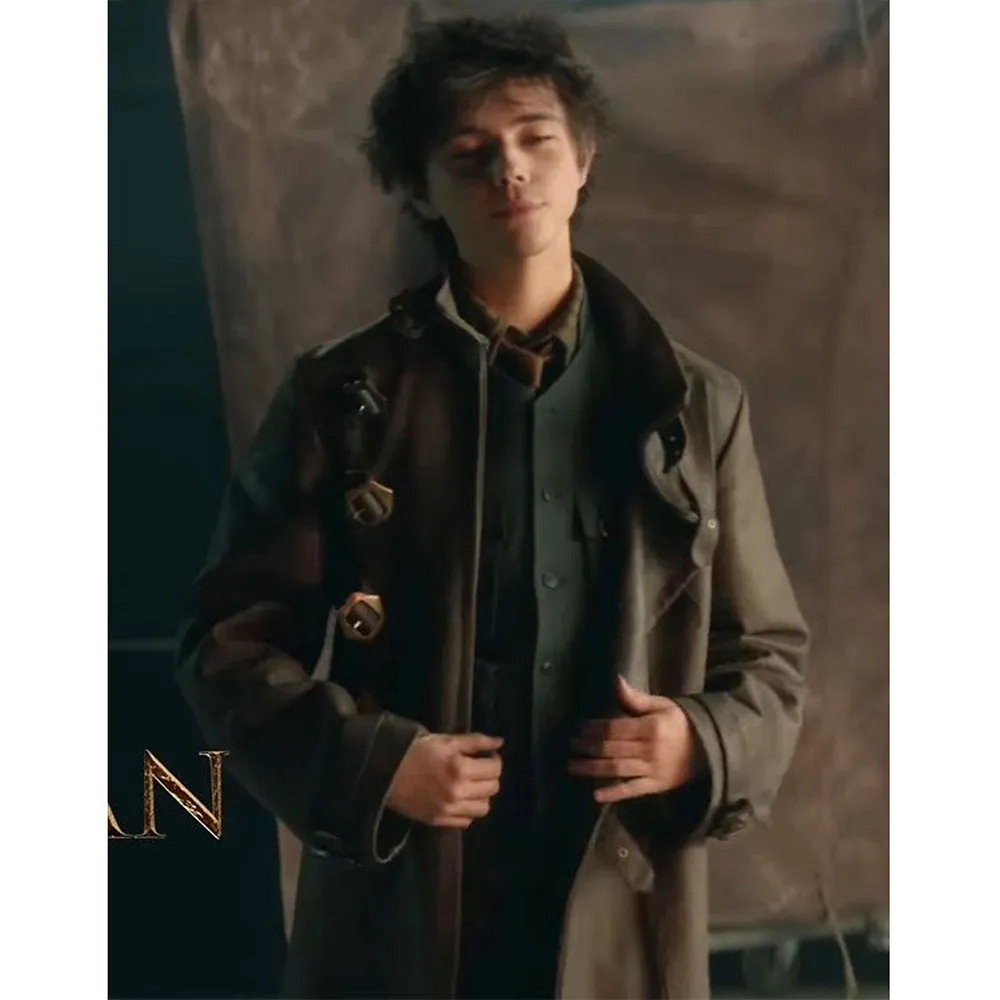 Jack Wolfe Shadow and Bone Leather Coat