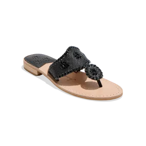 Jacks Raffia Flat Sandal