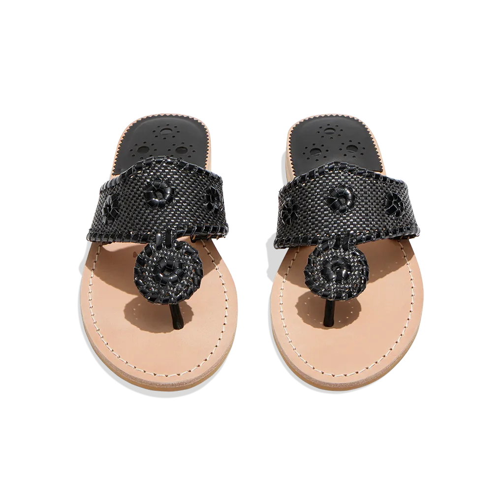 Jacks Raffia Flat Sandal