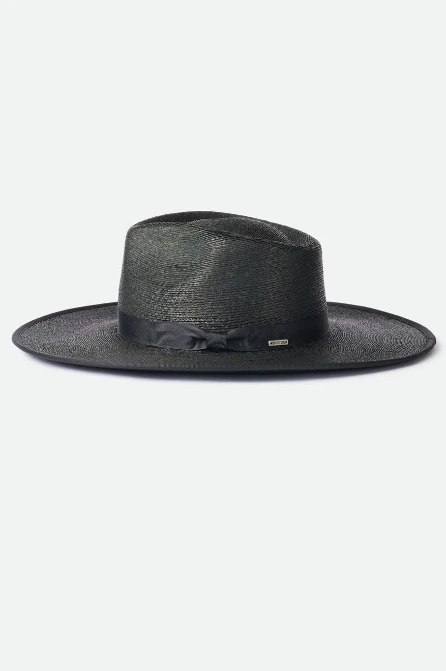 Jo Straw Rancher Hat - Black