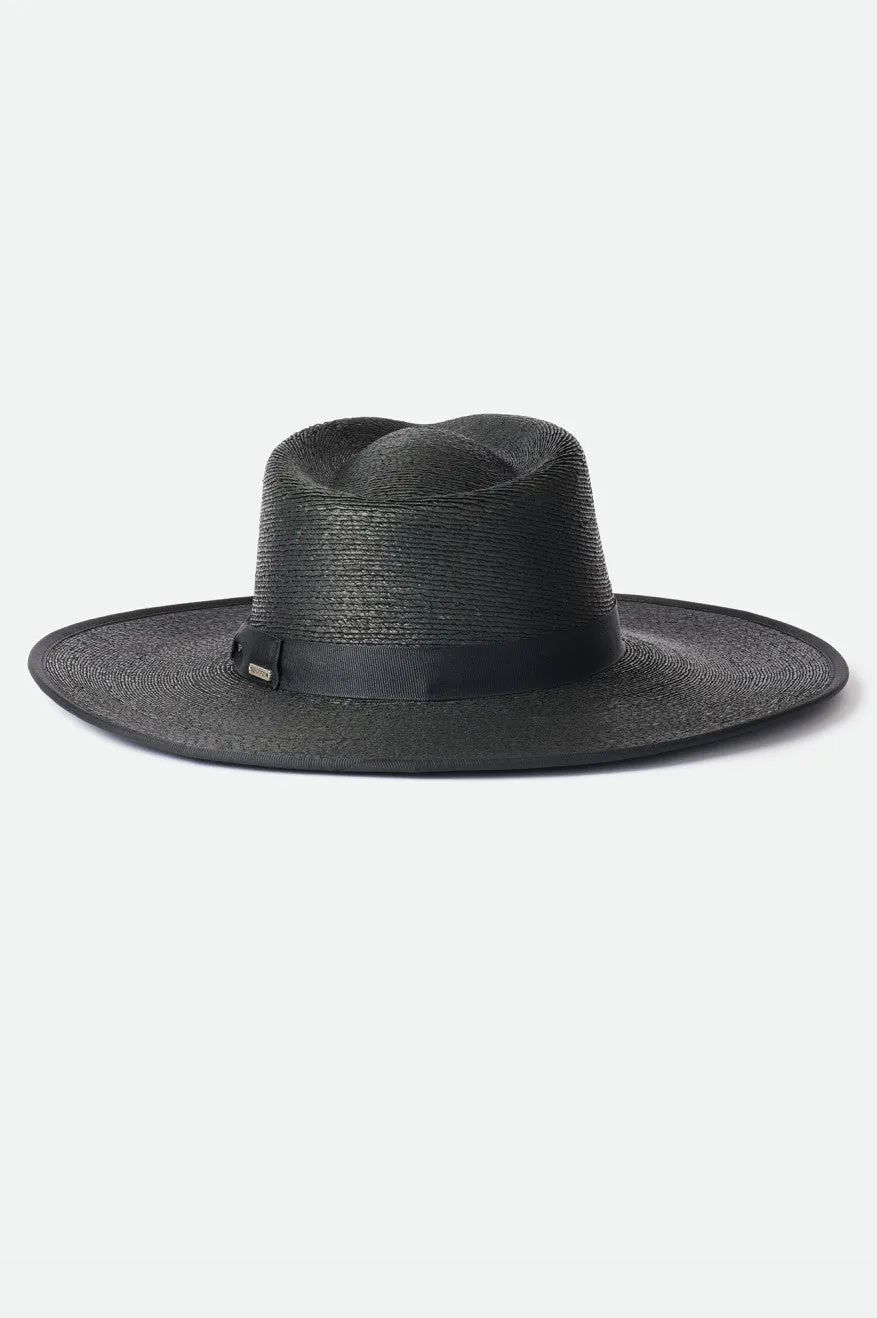 Jo Straw Rancher Hat - Black