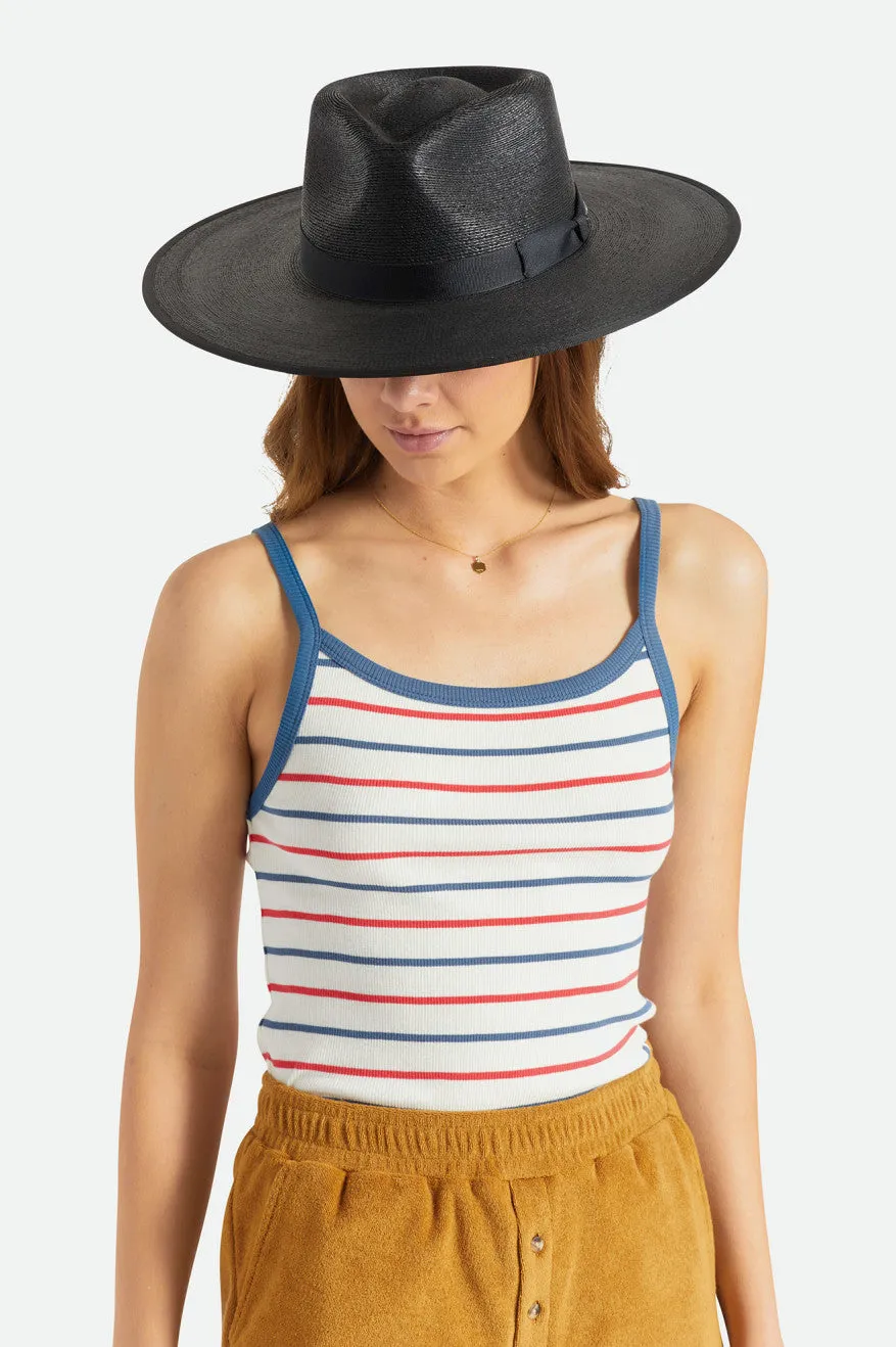 Jo Straw Rancher Hat - Black