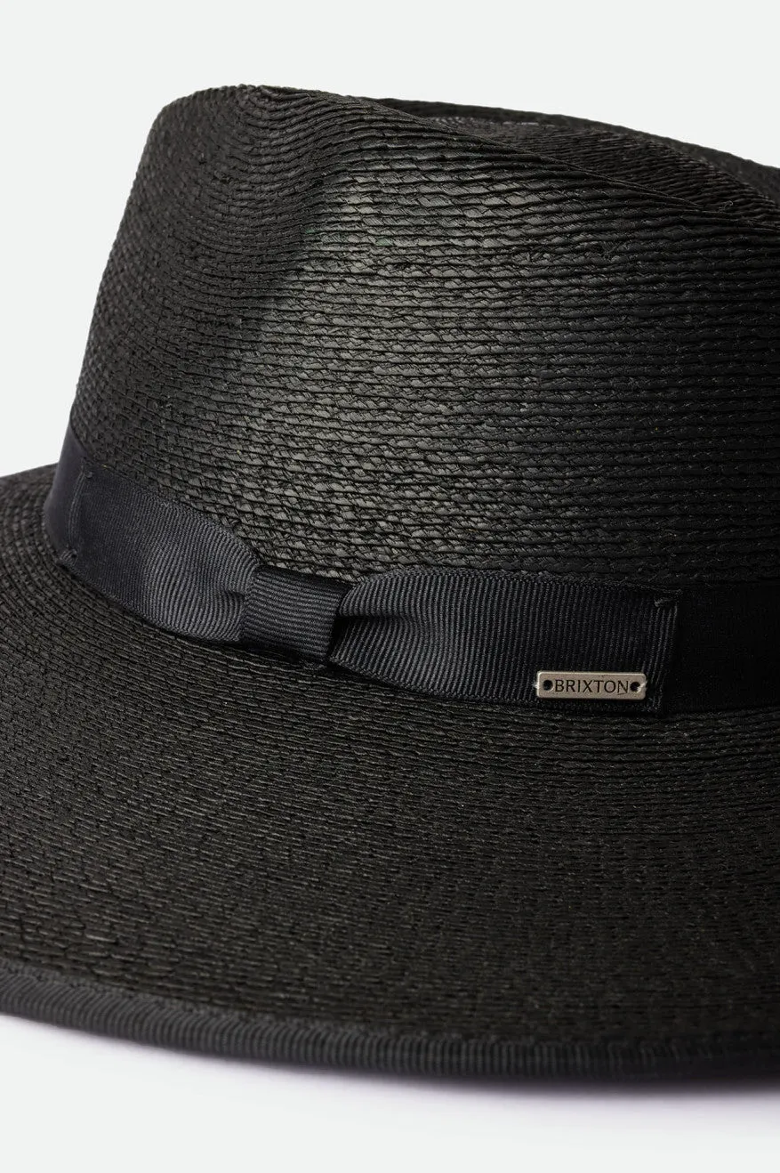 Jo Straw Rancher Hat - Black