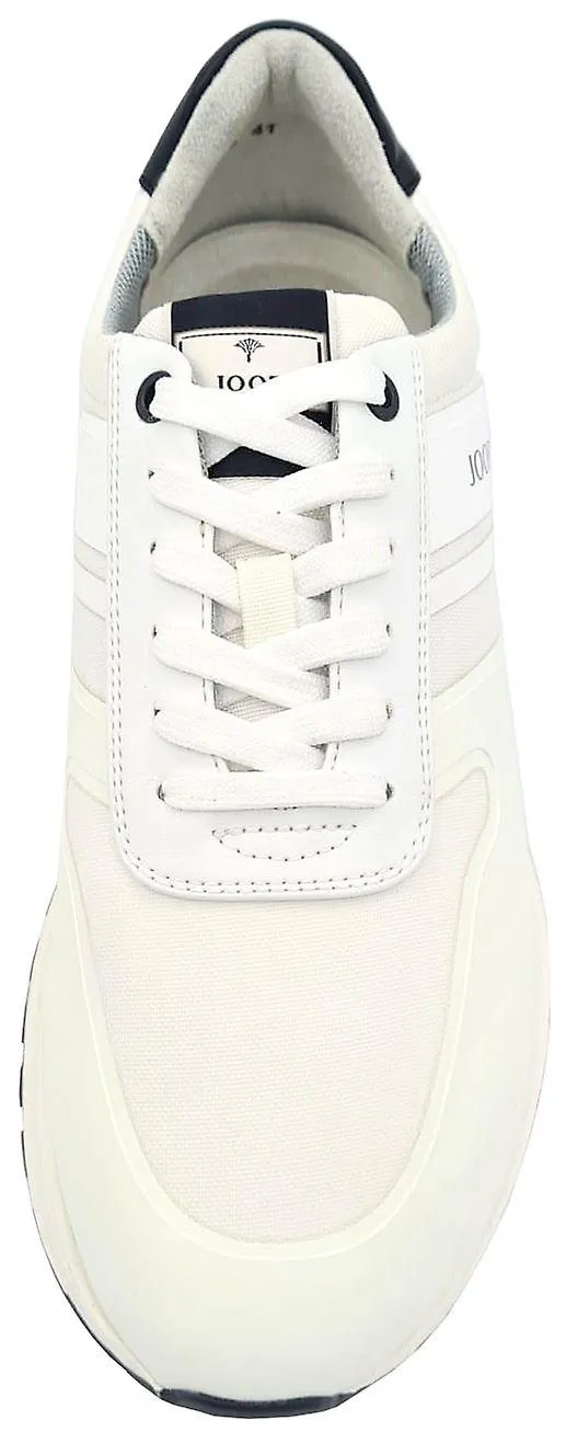 JOOP! White Black Mens Nylon Mesh Trainers