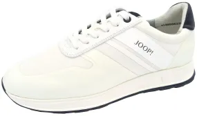 JOOP! White Black Mens Nylon Mesh Trainers