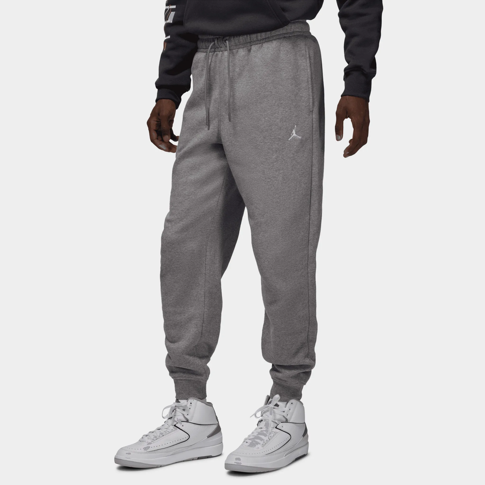 Jordan Brooklyn Fleece Joggers Carbon Heather / White