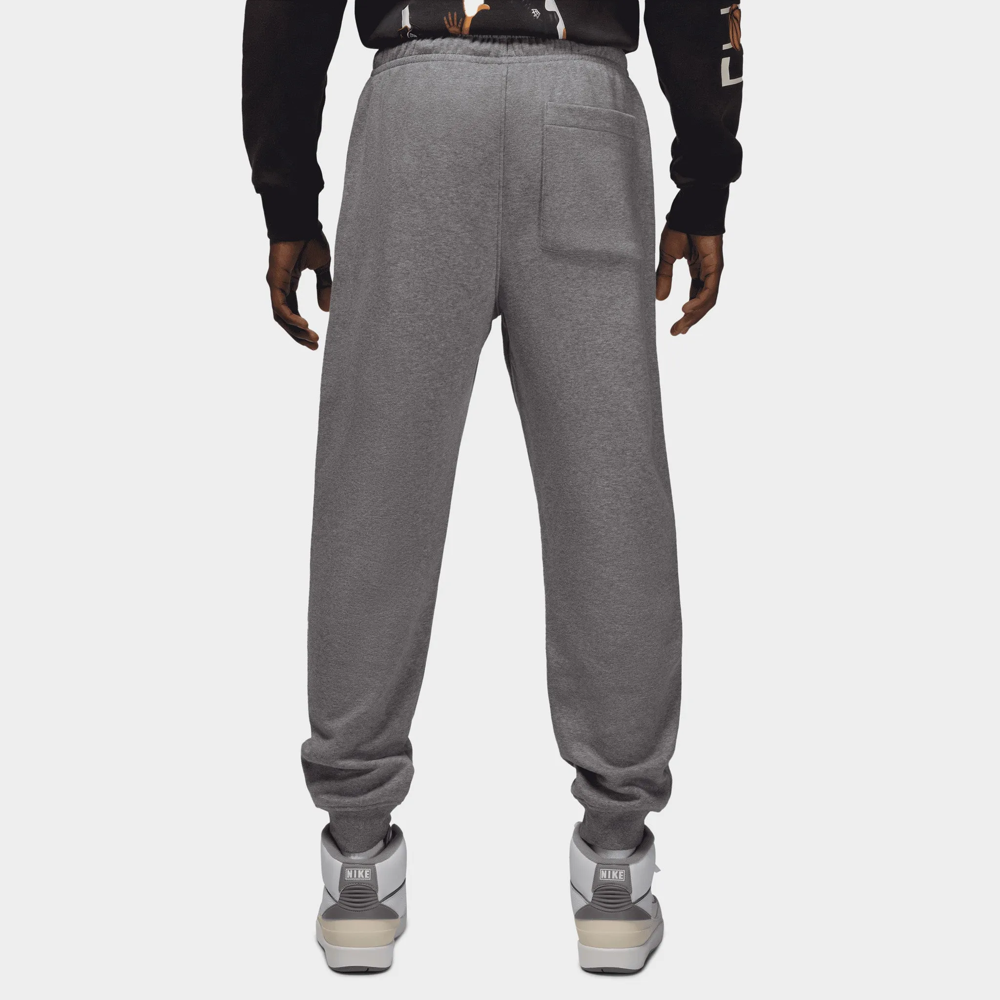 Jordan Brooklyn Fleece Joggers Carbon Heather / White