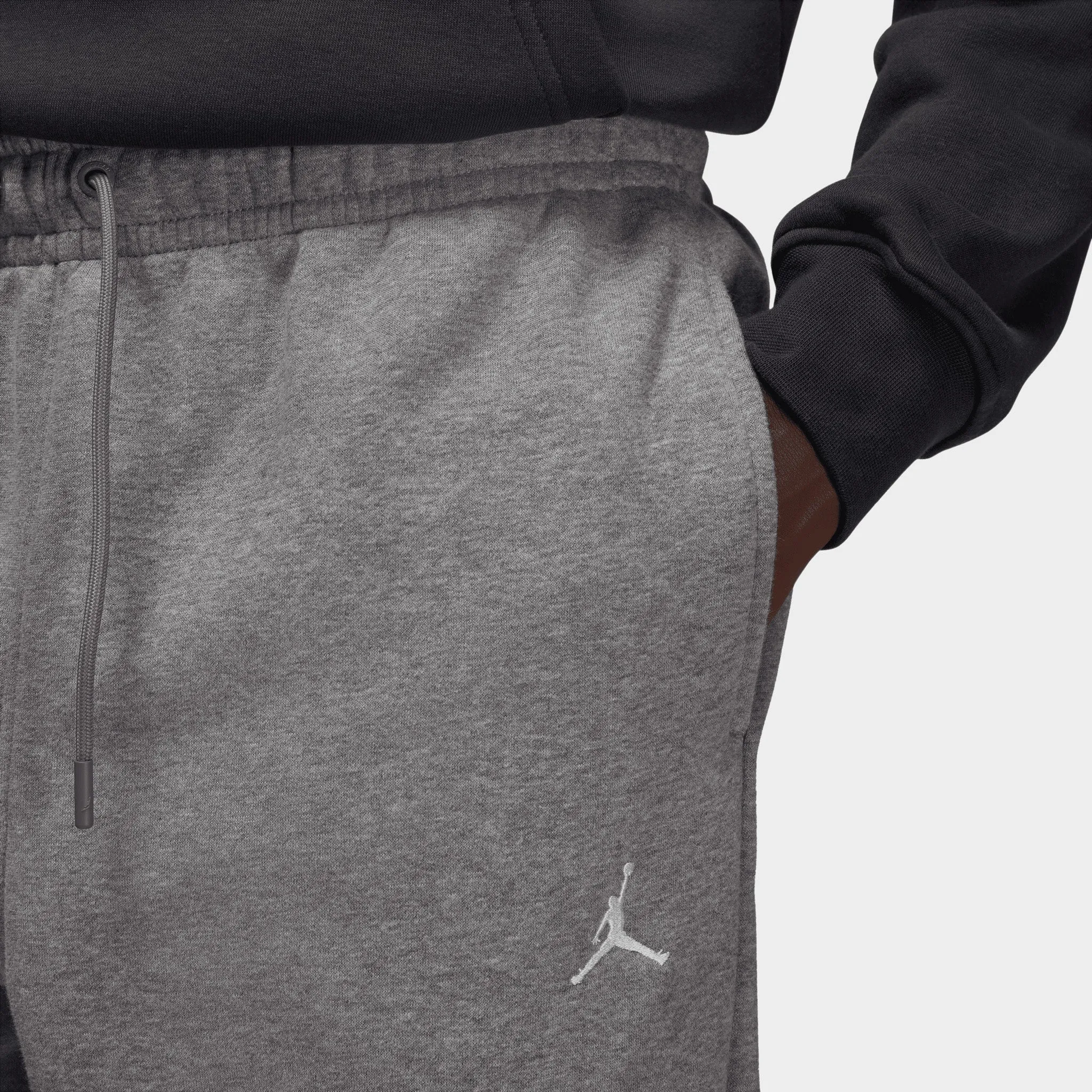 Jordan Brooklyn Fleece Joggers Carbon Heather / White