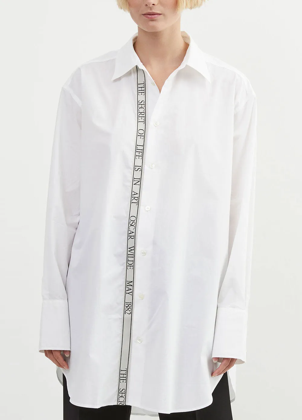 JW Anderson -  Oversized Tape Shirt - Shirt