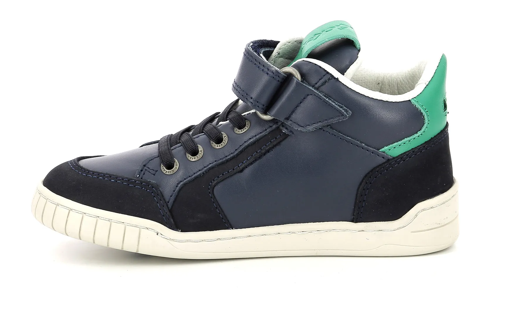 High Top Marine Green KICKERS WINCKY CDT Sneakers