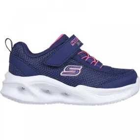 Kids Skechers Light Up Trainers Navy-Kids Glow Shoes