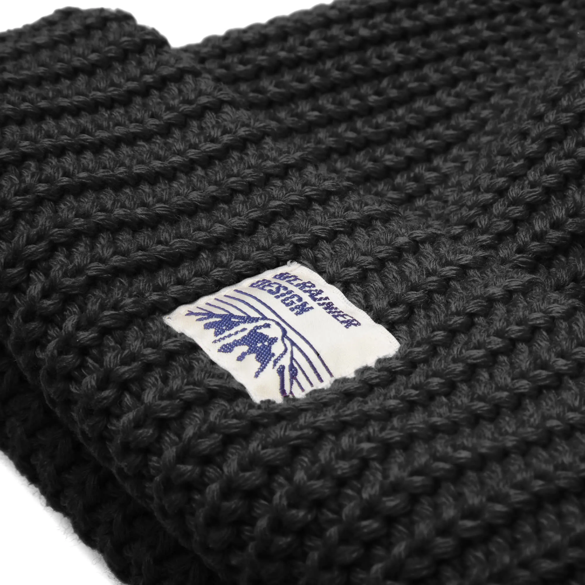 Knit Hat Black for Mt. Rainier Design