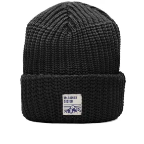 Knit Hat Black for Mt. Rainier Design