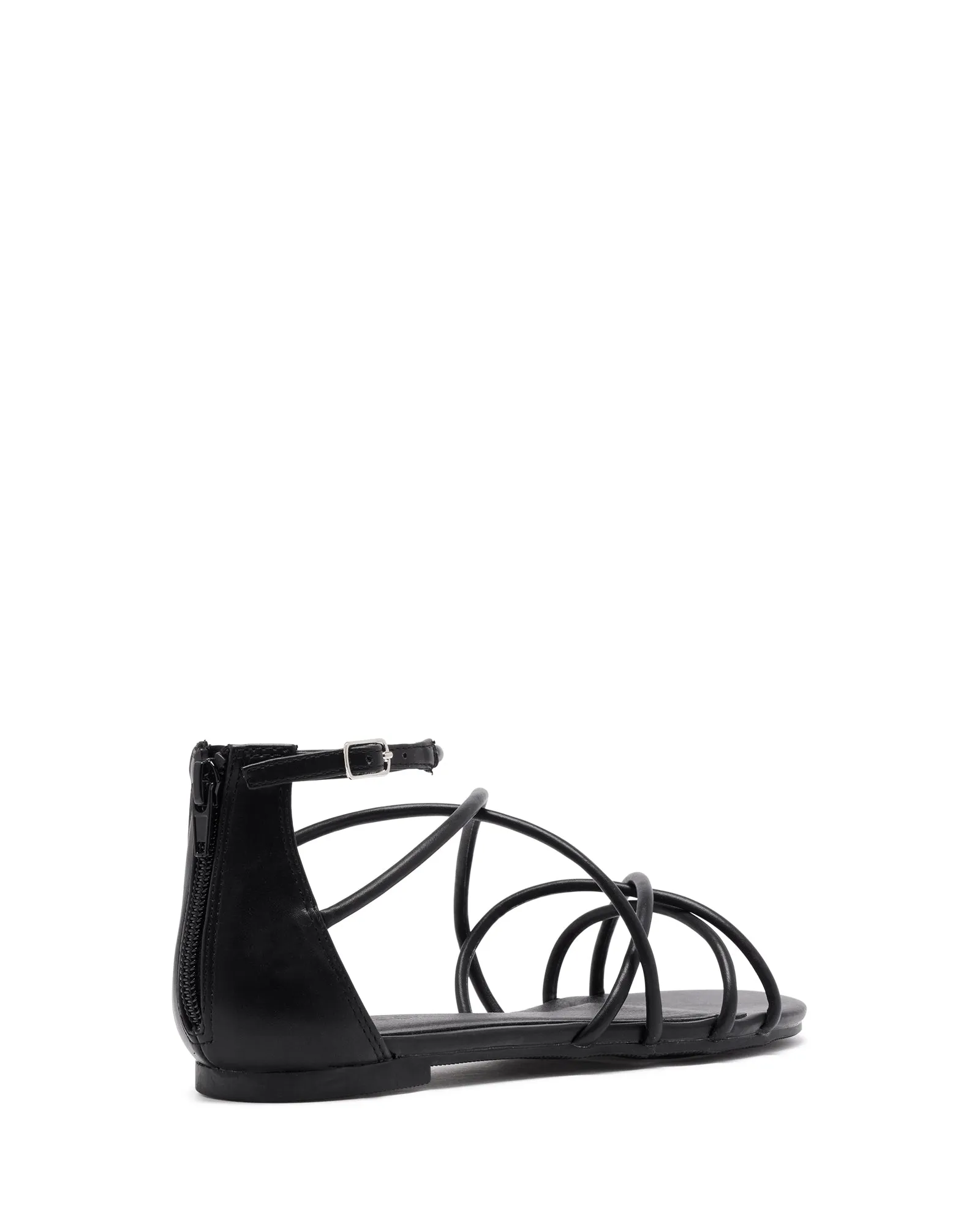 Krome Flat Sandal Black