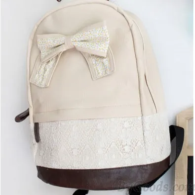 Lace Floral Bow Backpacks