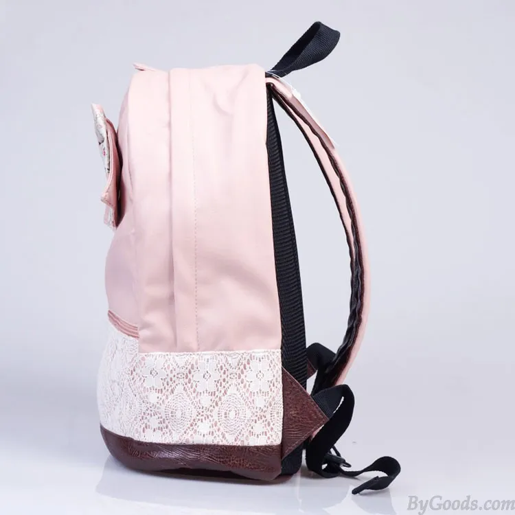 Lace Floral Bow Backpacks