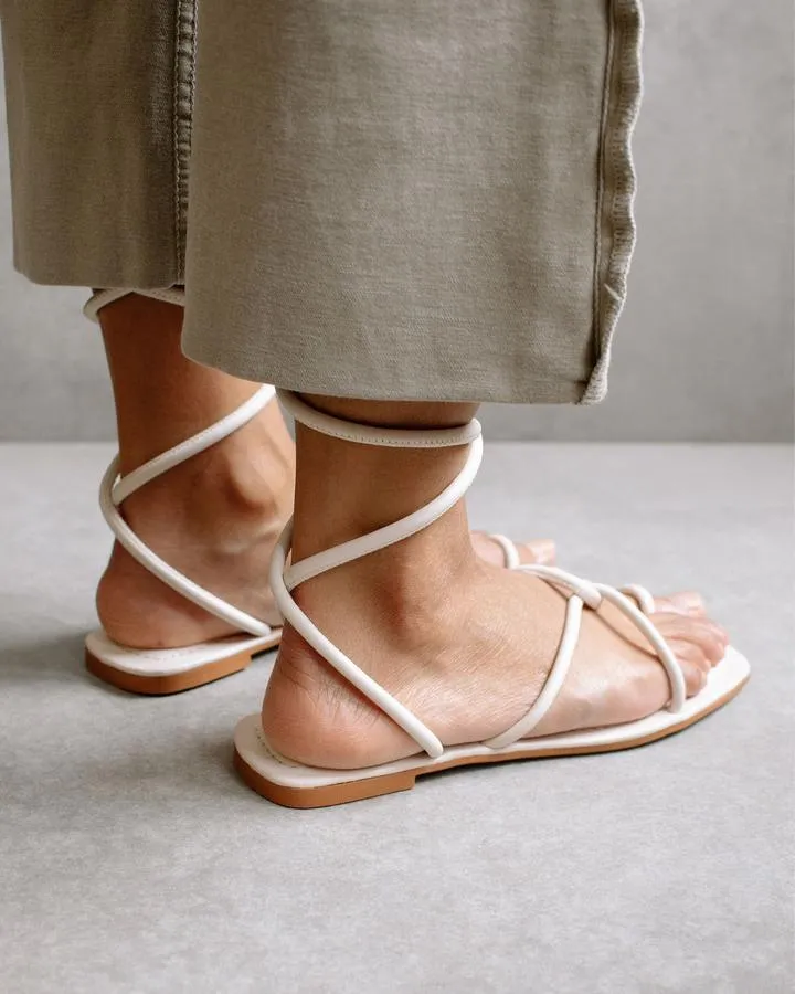 Alohas Flat Sandal Lace Up - FINAL SALE