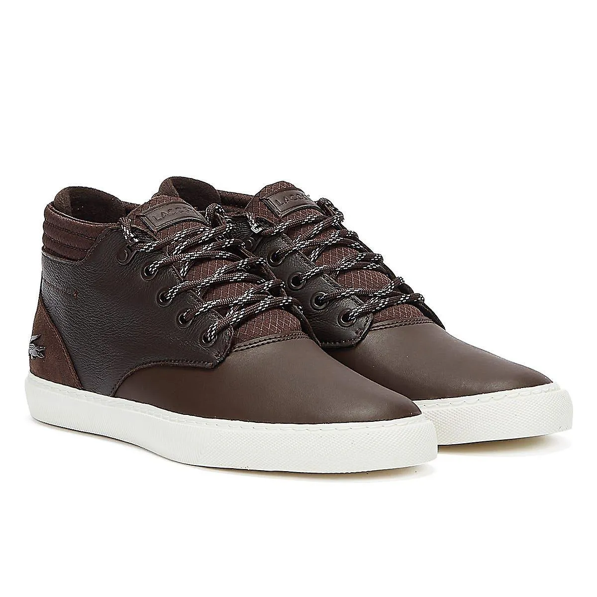 Lacoste Esparre Chukka 320 1 Men's Dark Brown White Trainers