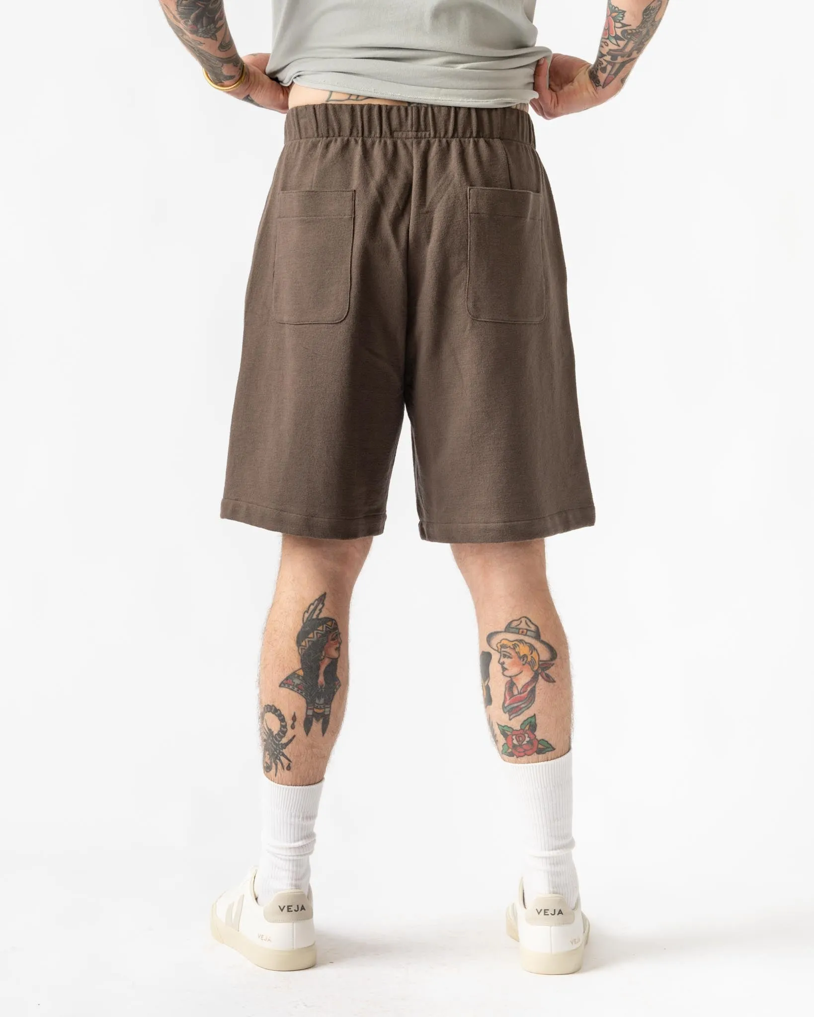 Lady White Co. LW1877TEX Textured Lounge Short in Bark