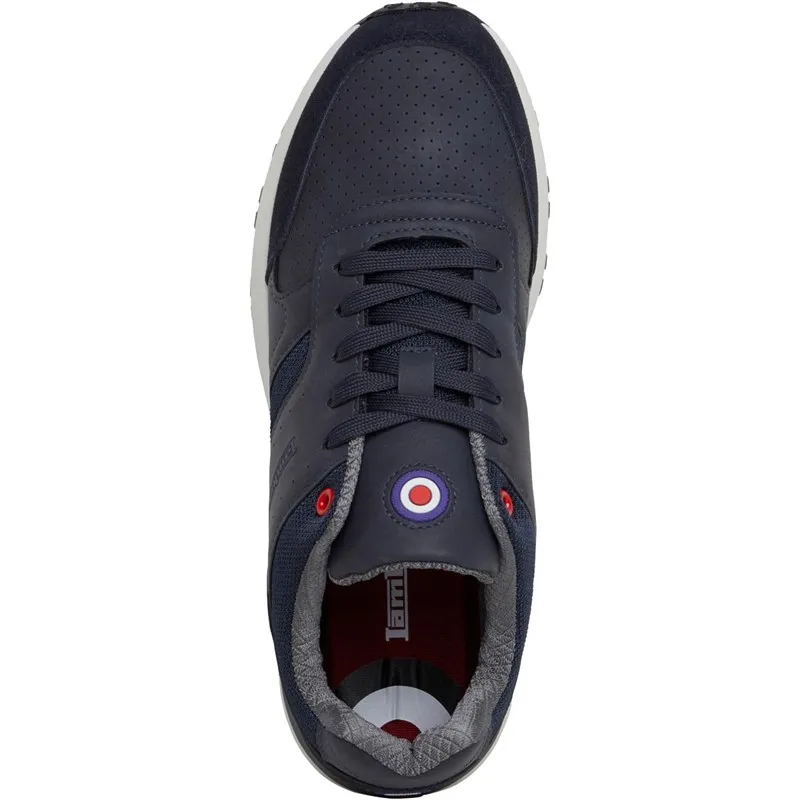 Lambretta Mens Echo Trainers Navy