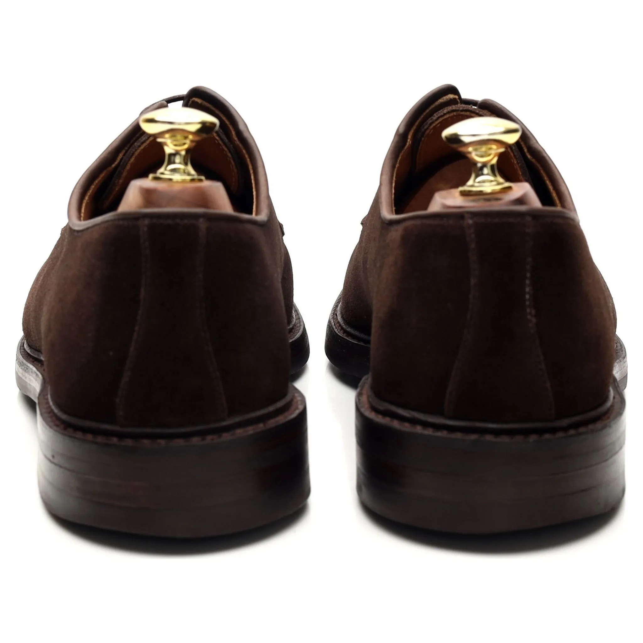 'Lanark 3' Dark Brown Suede Derby UK 7 E