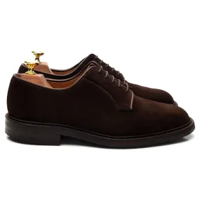 'Lanark 3' Dark Brown Suede Derby UK 7 E