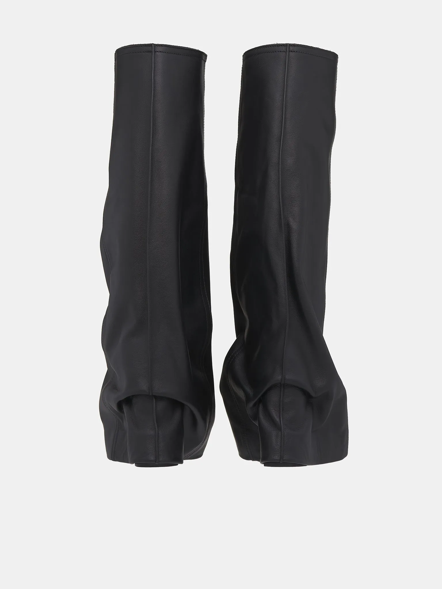 Leather Pants Boots (24-07602-001-BLACK)