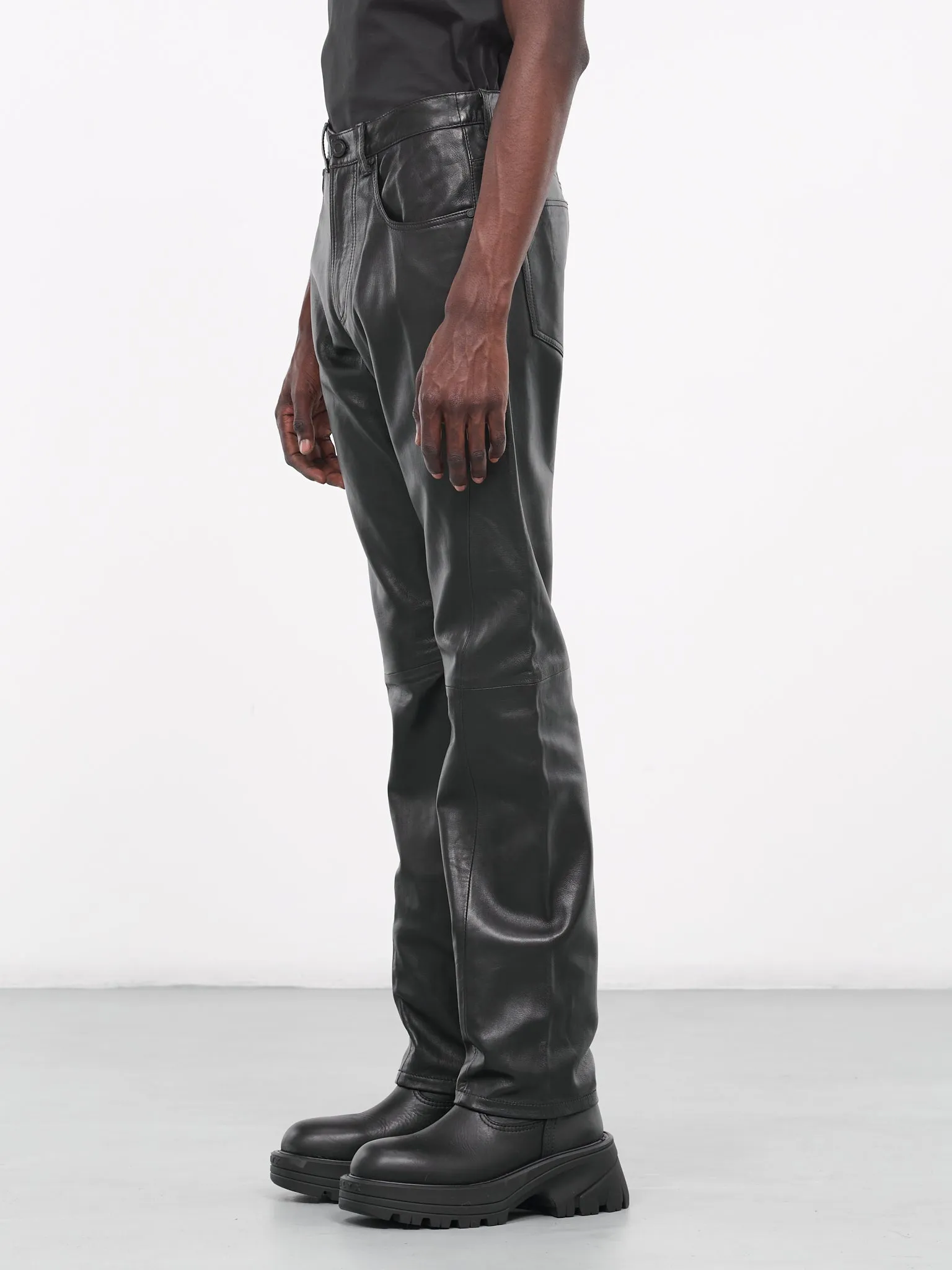 Leather Trousers (52P00382-2P000314-BLACK)