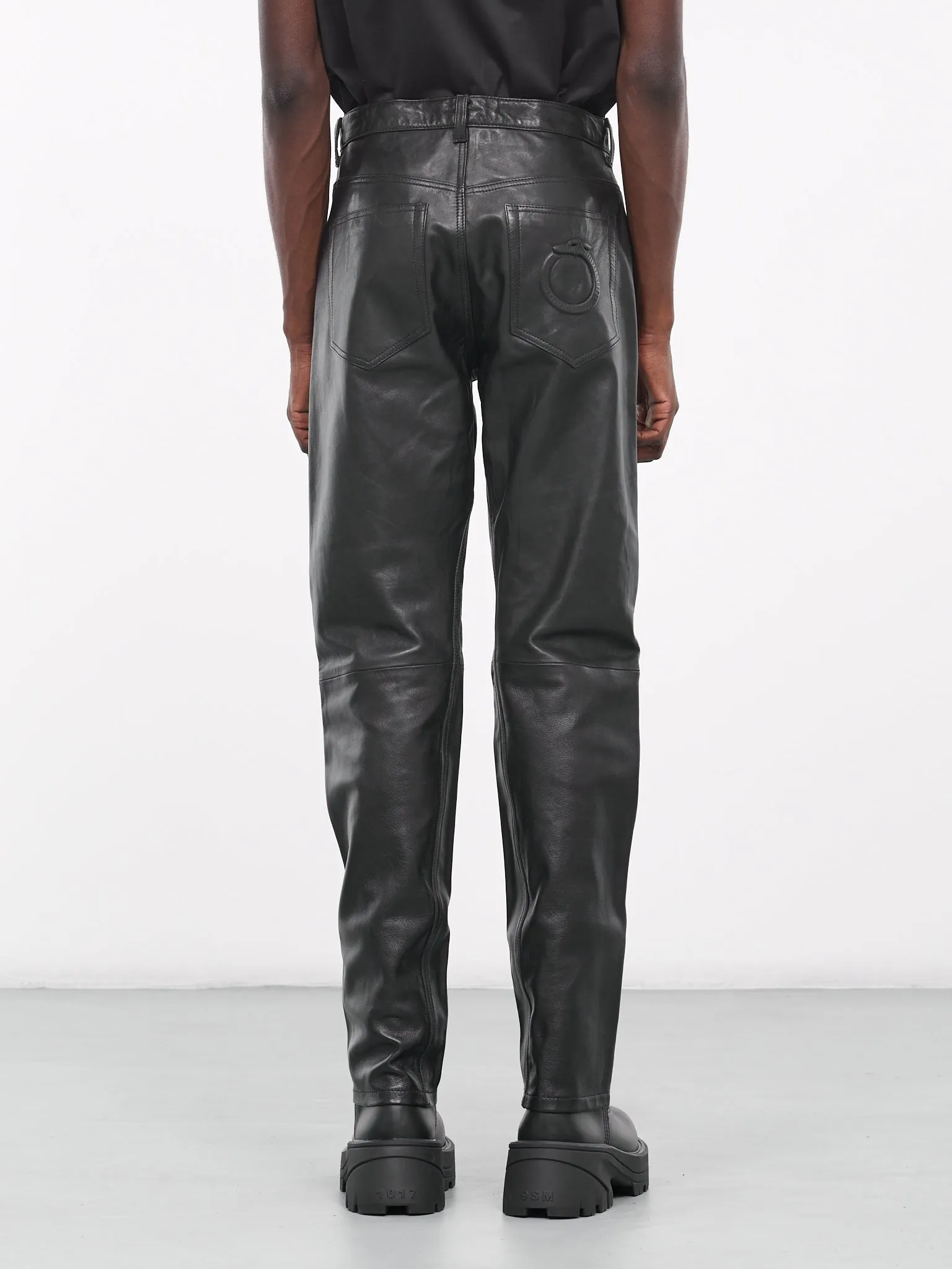 Leather Trousers (52P00382-2P000314-BLACK)