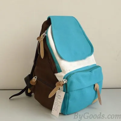 Leisure Canvas Backpacks in Vibrant Colors