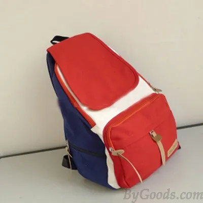 Leisure Canvas Backpacks in Vibrant Colors