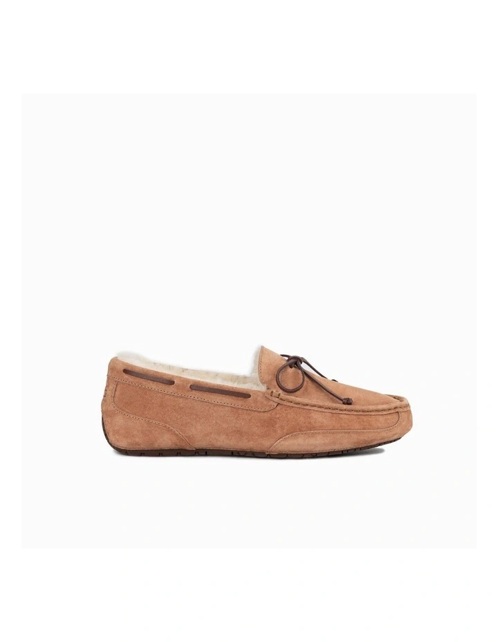 Water Resistant Moccasins Loafers Chestnut