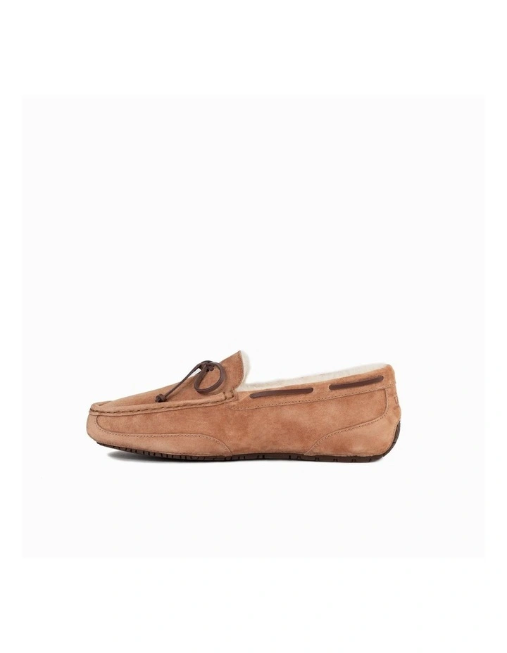 Water Resistant Moccasins Loafers Chestnut